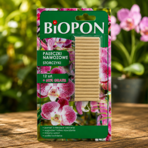BiOPON Пръчици за орхидеи 10 броя подхранване за орхидеи и продължителен цъфтеж