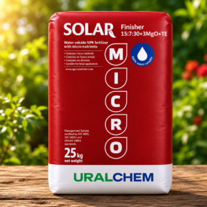 Комбиниран тор 15 7 30 с микроелементи Уралкем SOLAR Finisher 25 кг