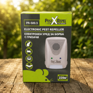 Електронен апарат срещу гризачи за 220 кв.м ултразвуково устройство за прогонване на мишки и плъхове